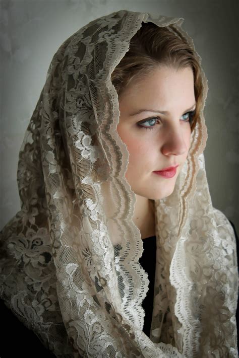 Our church veils come in beautiful floral lace design, delicate trims on both sides, fine crafted and drape. . Veils for latin mass
